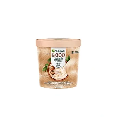 Vopsea de Păr Garnier Good Permanent, 91 Vanilla Blonde, 550ml