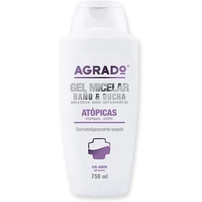 Gel micelar, Agrado, piele atopică, 750 ml
