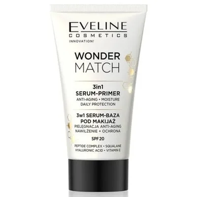 Bază machiaj, Eveline, Wonder Match, 3-in-1, 30ml