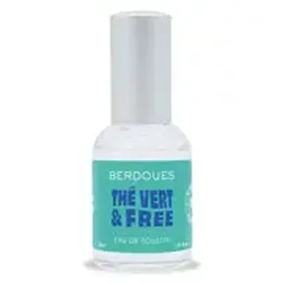 Parfum Berdoues Therapy Green Tea Free, 30 ml, sticlă transparentă, capac argintiu