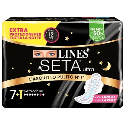 Absorbante igienice Lines Seta Ultra Extra, 71 bucăți