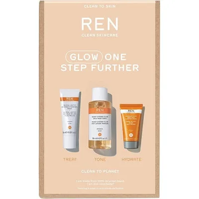 Set îngrijire ten, REN, Glow One Step Further, anti-îmbătrânire