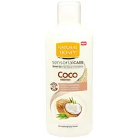 Gel de duș Natural Honey Coco Addiction, 650ml, alb