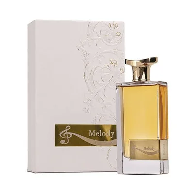 Aurora Melody Eau De Parfum pentru femei, 100 ml, sticlă transparentă cu lichid galben