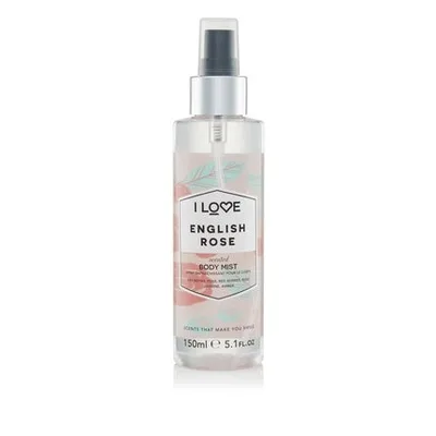 Body Mist, I Love Cosmetics, English Rose, 150ml
