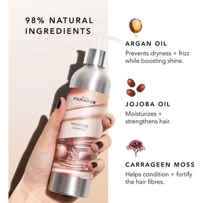 Șampon Umedire We Are Paradoxx 250ml - 98% Natural, Vegan și Cruelty Free
