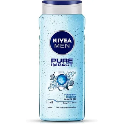 Gel de Duș, Nivea, Pure Impact, 500ml