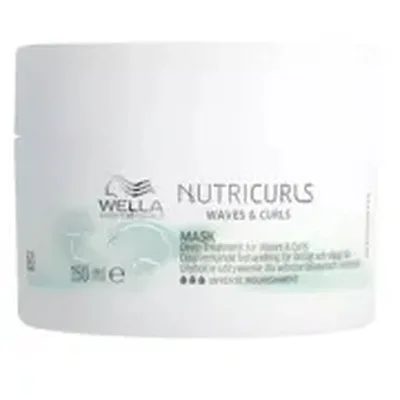 Masca de păr Wella Professionals Nutricurls Antifrizz, pentru păr ondulat și buclat, 150 ml
