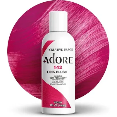 Vopsea de păr, Adore, 142 Pink Blush, roz