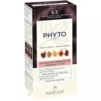 Vopsea de păr permanentă, Phyto, Light Brown 5.5