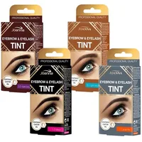Kit colorare sprâncene, Joanna, 15ml, cremos, negru maroniu
