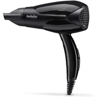 Uscător de păr, Babyliss, D212E, negru, compact
