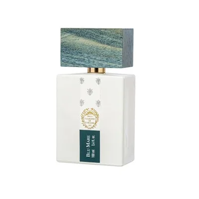 Eau de Toilette Giardini Di Toscana Blu Mare 100 ml - Design alb cu capac ilustrat