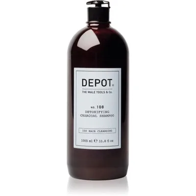 Șampon Detoxifiant cu Cărbune Activ, DEPOT No. 108, 1000 ml