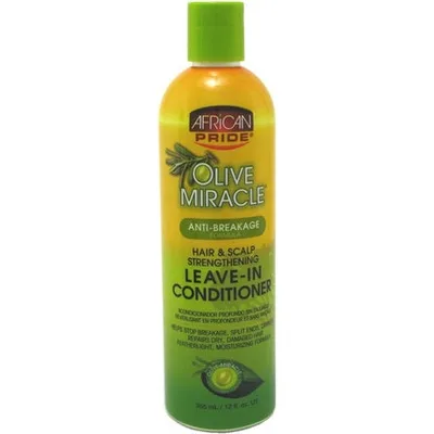 Balsam Leave-In, African Pride, Olive Miracle, 355ml