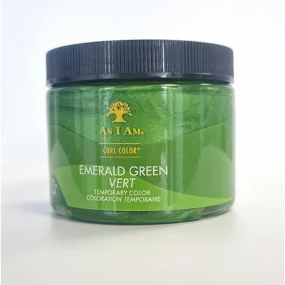 Vopsea păr, As I Am, Curl Color, verde smarald