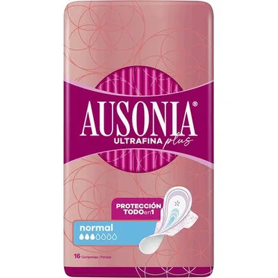 Absorbante, Ausonia, Ultrafina Plus, parfumate, 16 buc