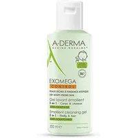 Gel de curățare emolient, A-Derma Exomega Control, 200ml