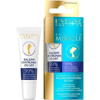 Balsam de buze, Eveline Cosmetics, Egyptian Miracle, 12ml