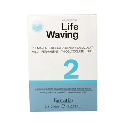 Loțiune Ondulantă, Farmavita, Nº2 Life Waving, fără tioglicolați, 2x110ml
