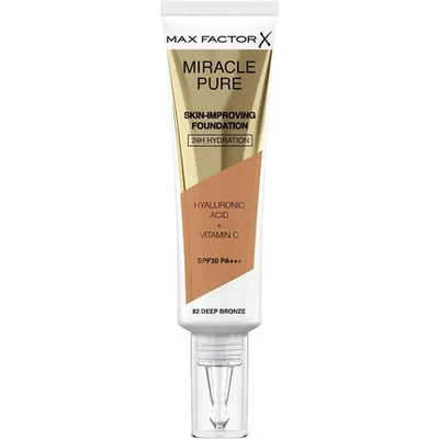 Fond de ten, Max Factor Miracle Pure, Deep Bronze 82