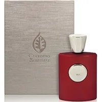 Extrait de Parfum, Giardino Benessere, Teia, cutie argintie, sticlă roșie