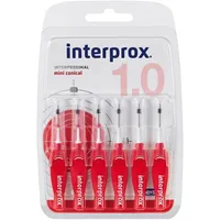Periuțe interdentare Interprox, Miniconical, roșu, 6 bucăți