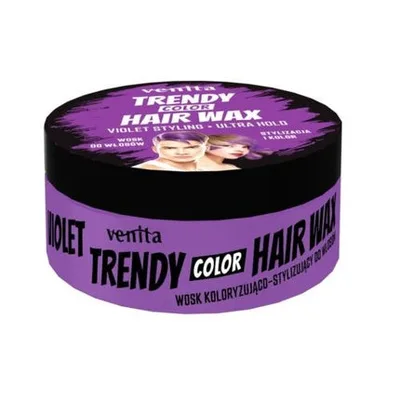 Ceară de coafare Ventita Trendy Color, Violet, 100 g