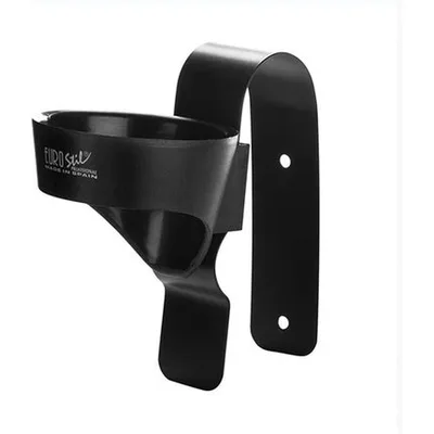 Suport pentru uscător de păr Eurostil, adaptabil, negru, metal