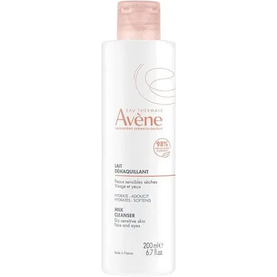 Lapte Demachiant, Avène, 200ml, Piele Sensibila si Uscata
