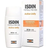 Crema de fata cu protectie solara, ISDIN, FotoUltra 100 Active Unify SPF 50+, 50ml