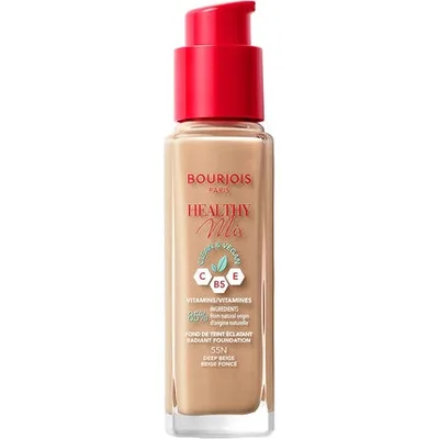 Fond de ten, Bourjois Healthy Mix Clean & Vegan, 55N Deep Beige, 30ml