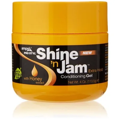 Gel de păr Proam, Shine 'N Jam, Extra Hold 113g, galben