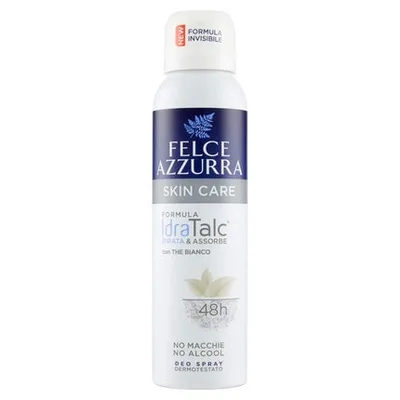 Deodorant Felce Azzurra, 150 ml, 48h, ceai alb