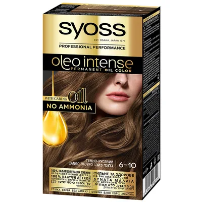 Vopsea permanenta, Syoss Oleo Intense, 6-10 blond inchis