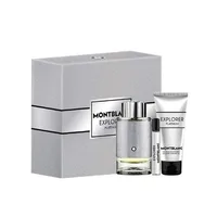 Montblanc Explorer Platinum, Set cadou parfum EDP, 100ml, 75ml, gel de duș 100ml
