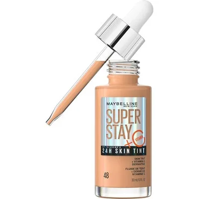 Fond de ten, Maybelline, Super Stay Skin Tint cu Vitamina C, nuanta 48