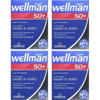 Vitamine, Hensita, Wellman 50+, 30 comprimate