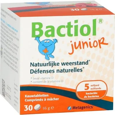 Vitamine, Metagenics, Bactiol Junior, masticabile, 30 comprimate