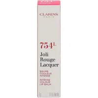 Balsam buze colorat Clarins Joli Rouge Lacquer 754 L Deep Red