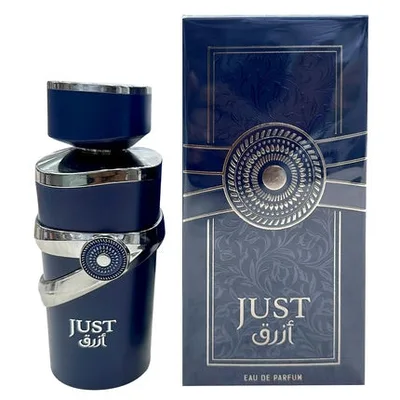 Eau de Parfum Fragrance World Just Azraq pentru bărbați, 100 ml