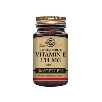 Vitamine, Solgar, E 134mg, capsule moi