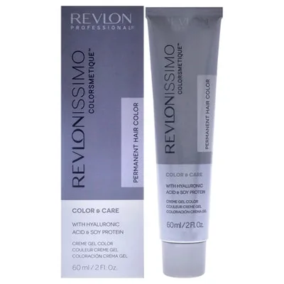 Color permanent Revlon 6.35 Dark Amber Blonde cu acid hialuronic și proteină soia (60 ml)