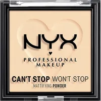 Pudră matifiantă, NYX, Can't Stop Won't Stop, Fair