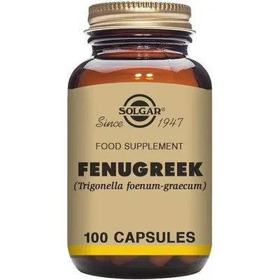 Capsule vegetale, Solgar, Fenugreek, 100 bucati