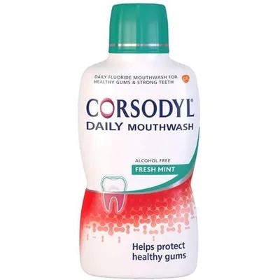 Burete de gură Corsodyl Daily Mouthwash Fresh Mint, 500ml