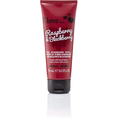 Loțiune de Mâini I Love Raspberry & Blackberry, Capacitate 75ml, Ambalaj Tub