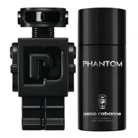 Set Parfum și Deodorant, Paco Rabanne, Phantom, Negru, 100ml + 150ml