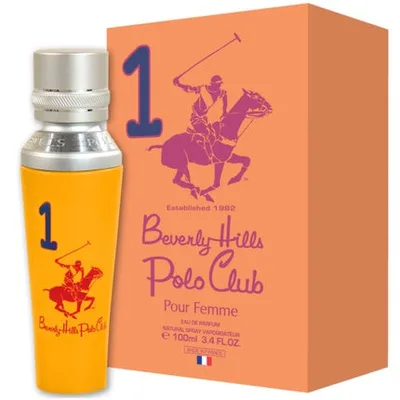 Beverly Hills Polo Club Women One, EDP Spray, 100ml, portocaliu