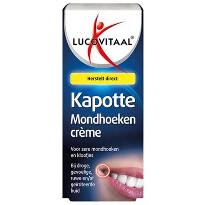 Cremă colțuri buze, Lucovitaal, 15ml, alb